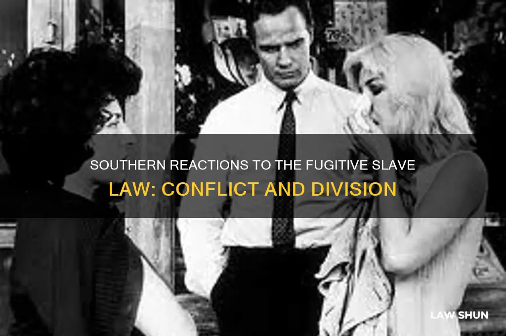 how did the south feel about the fugitive slave law