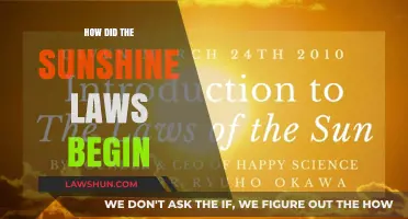Unveiling Transparency: The Genesis of Sunshine Laws