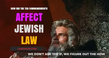 The Ten Commandments' Impact on Jewish Law and Tradition