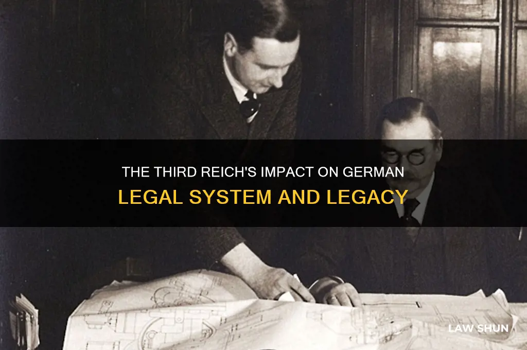 how did the third reich affect german law