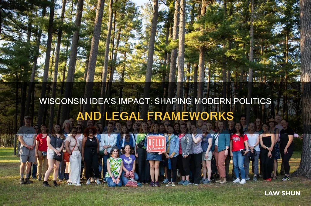 how did the wisconsin idea influence modern politics and laws