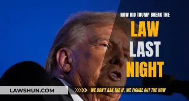 Trump's Law-Breaking Night: What Happened?