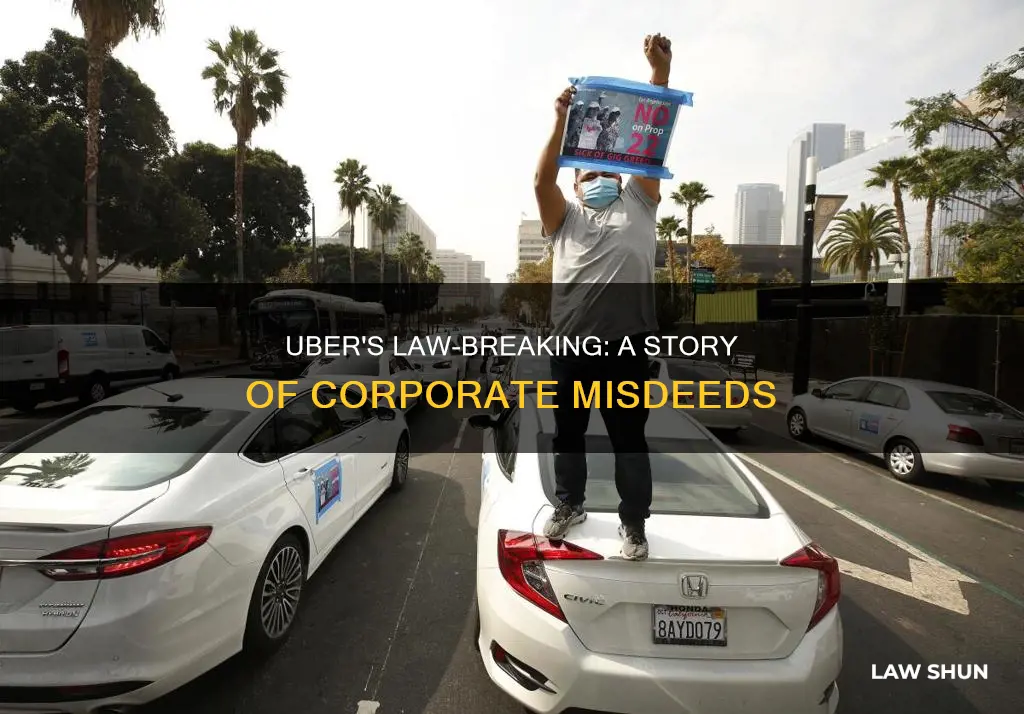 how did uber break the law