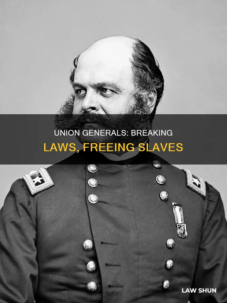 how did union generals break fugitive slave laws