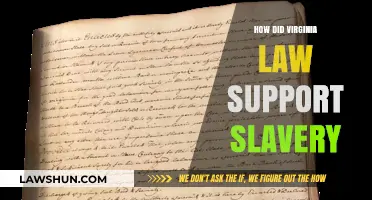 Virginia's Legal Framework: A Historical Examination of Slavery's Support