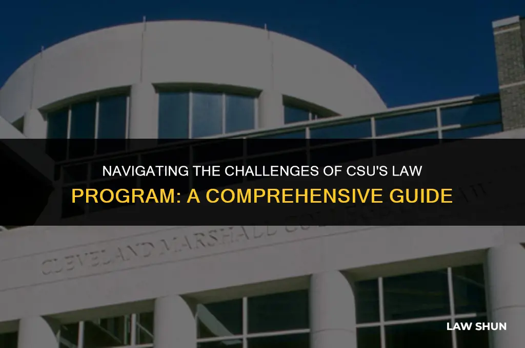 how difficult is csu law program