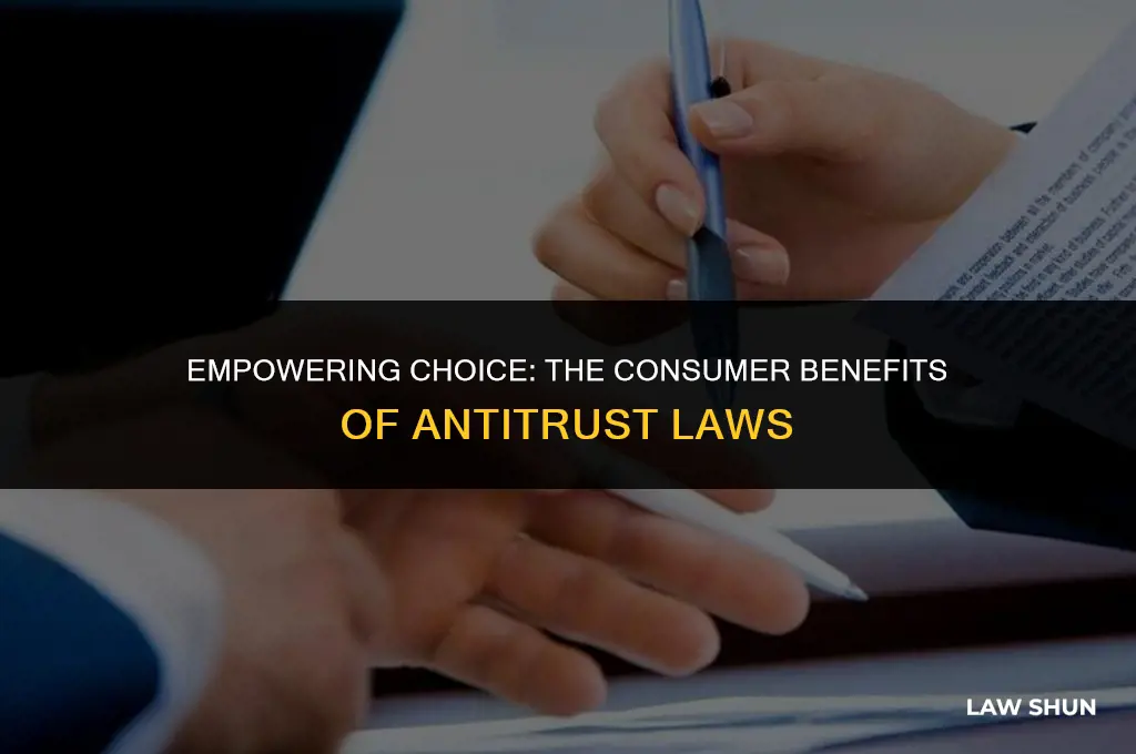 how do antitrust laws benefit consumers
