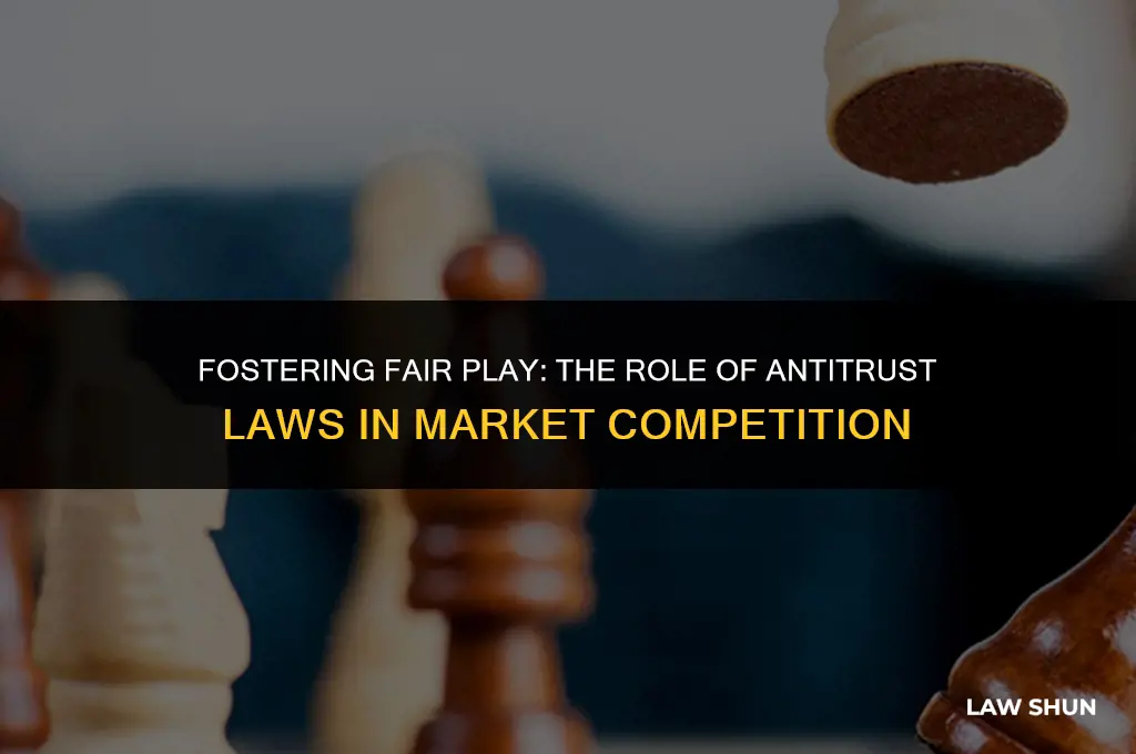 how do antitrust laws encourage competition