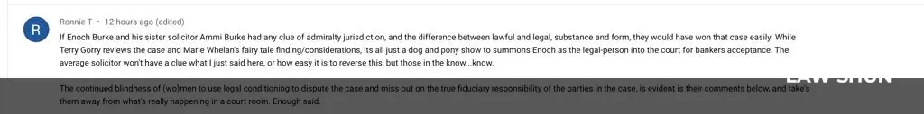 how do common law persons challenge admiralty jurisdiction