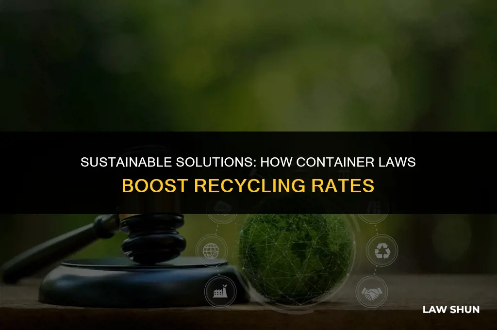 how do container laws encourage recycling
