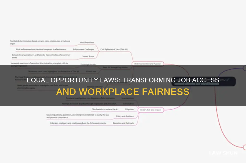 how do equal opportunity laws affect a job
