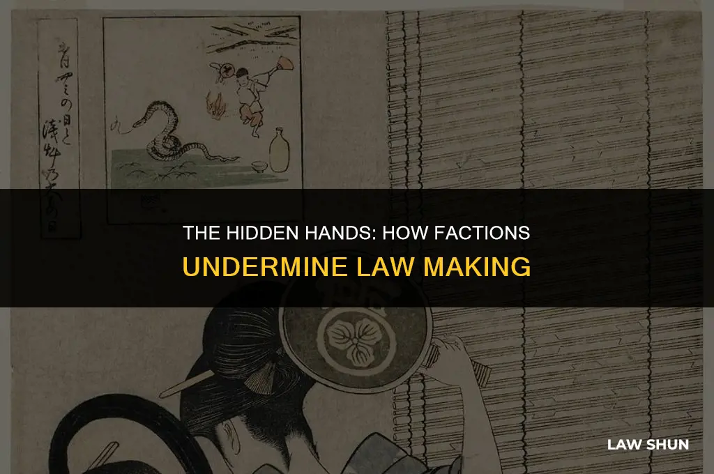 how do factions undermine law making