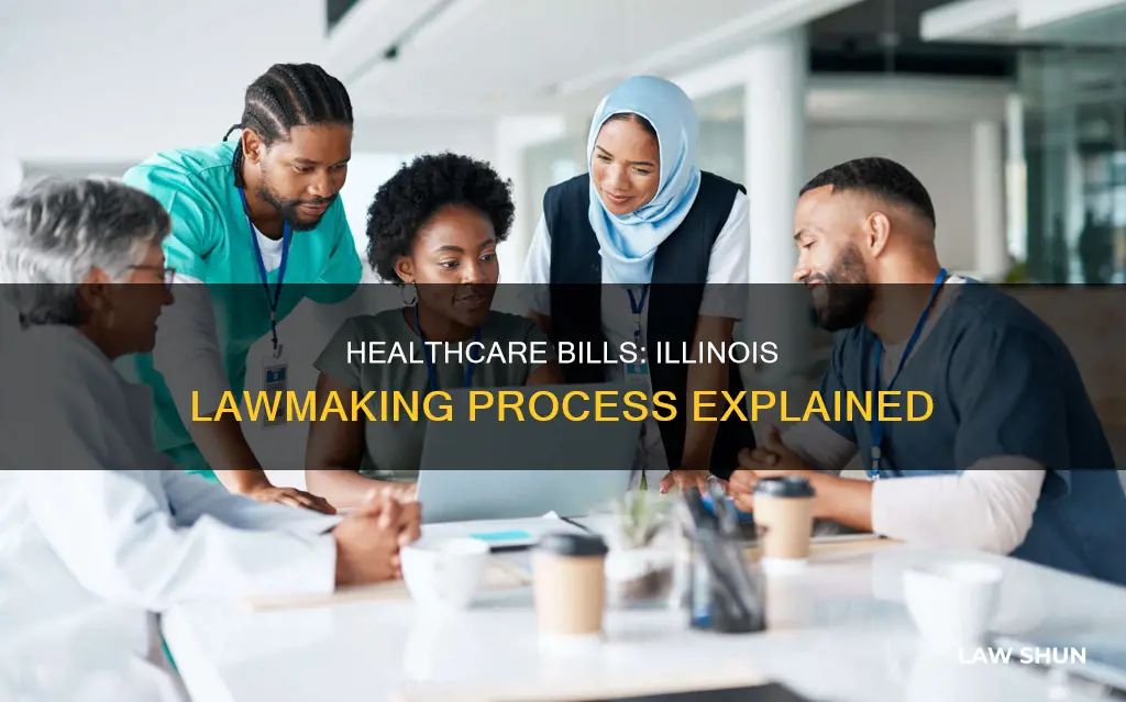 how do healthcare bills and addendums become law in illinois