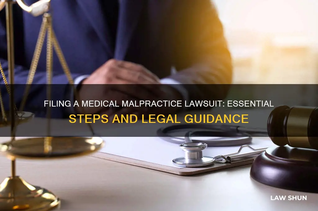 how do i file a medical malpracticer law suit