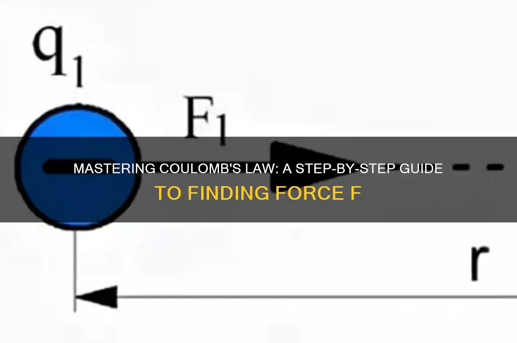 how do i find f with cooumbs law