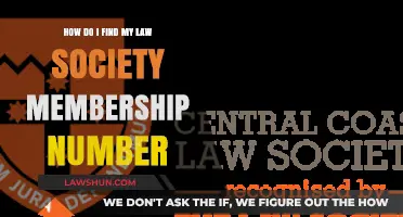 Locate Your Law Society Membership Number: A Quick Guide