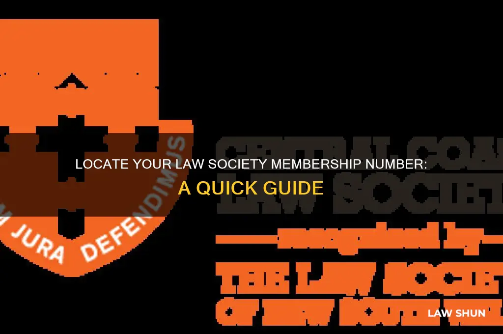 how do i find my law society membership number