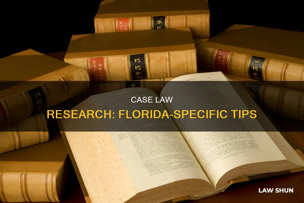 how do i research case law in florida