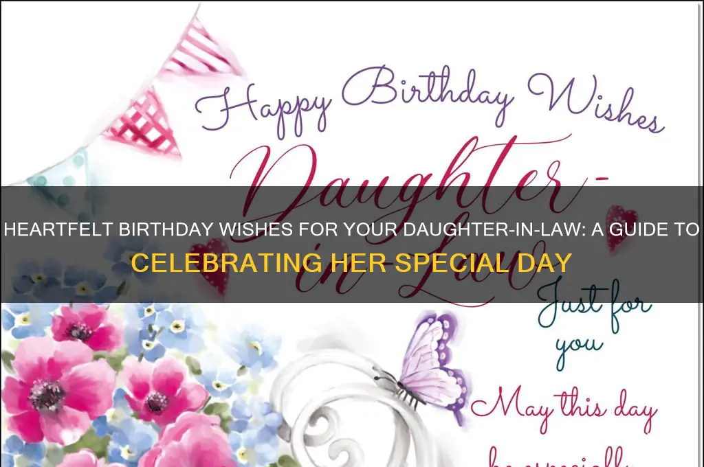 how do i wish my daughter in law happy birthday