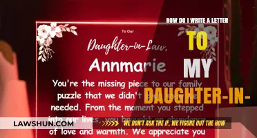 Crafting a Heartfelt Letter to Your Daughter-in-Law: Tips and Guidance