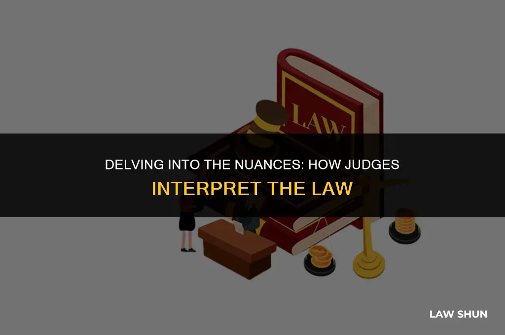 how do judges interpret the law