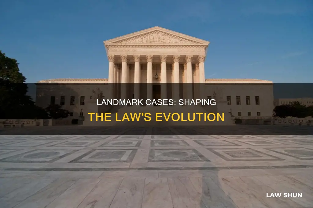 how do landmark cases impact the law