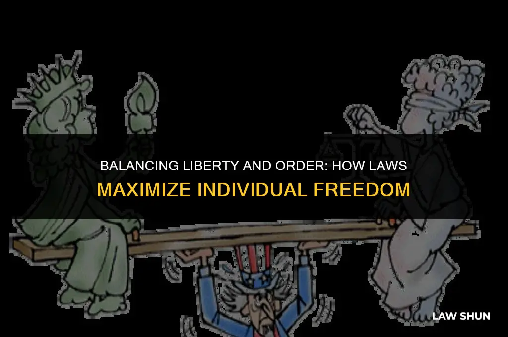 how do law maximize individual freedom