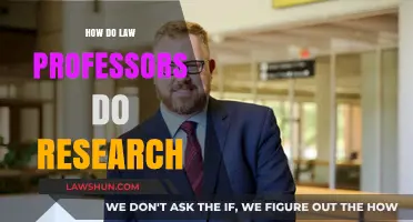 Exploring the Research Methods of Law Professors: A Comprehensive Guide