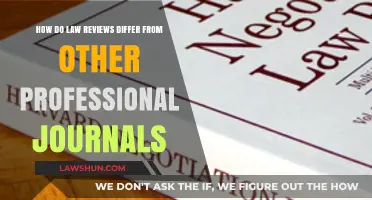 Law Reviews vs. Professional Journals: Key Differences Explained