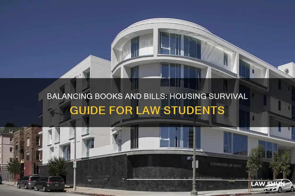 how do law students afford housing