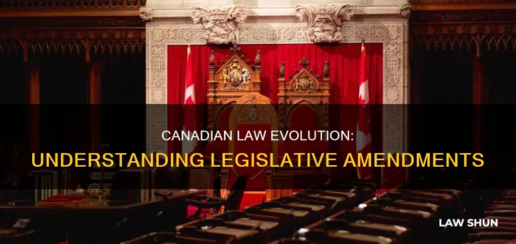 how do laws change in canada