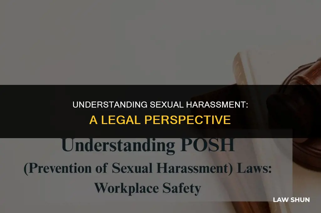 how do laws define sexual harrassment