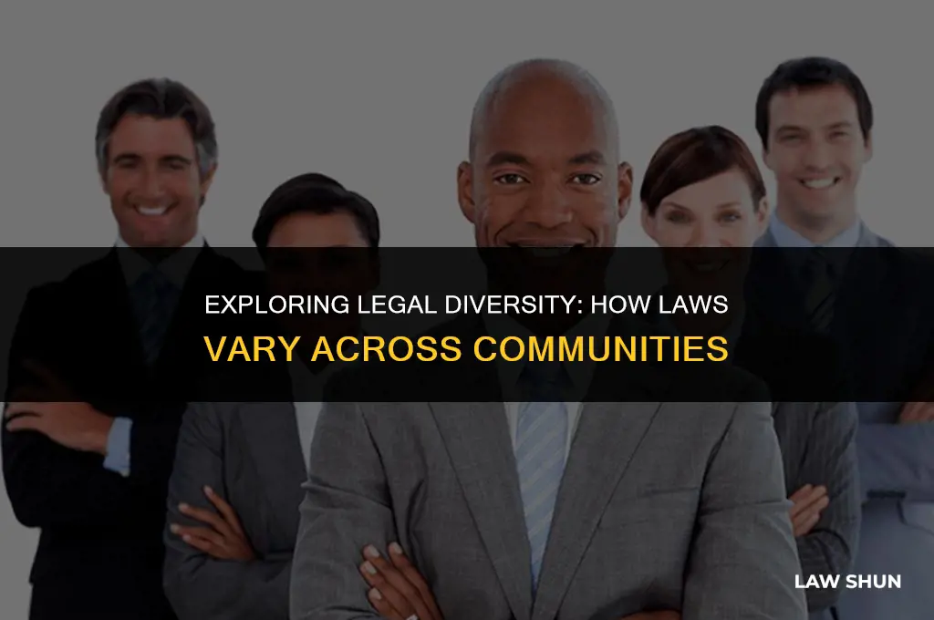 how do laws differ in communities