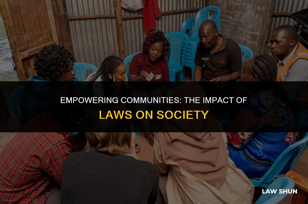 how do laws help a community