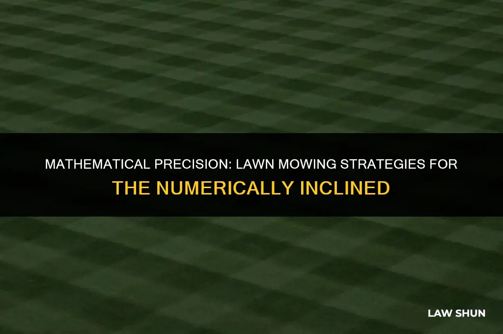 how do mathematicians mow their law
