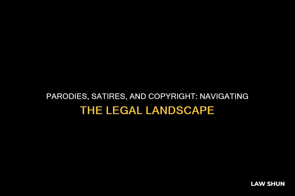how do parodies and satires figure into copyright law