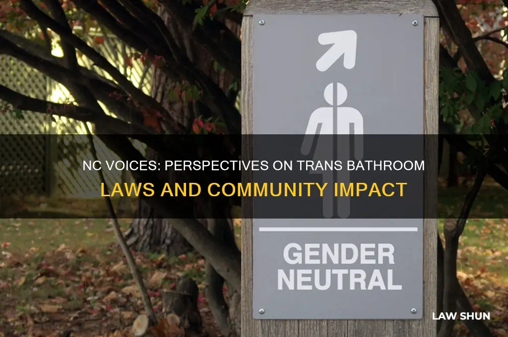 how do people in nc feel about trans bathroom laws
