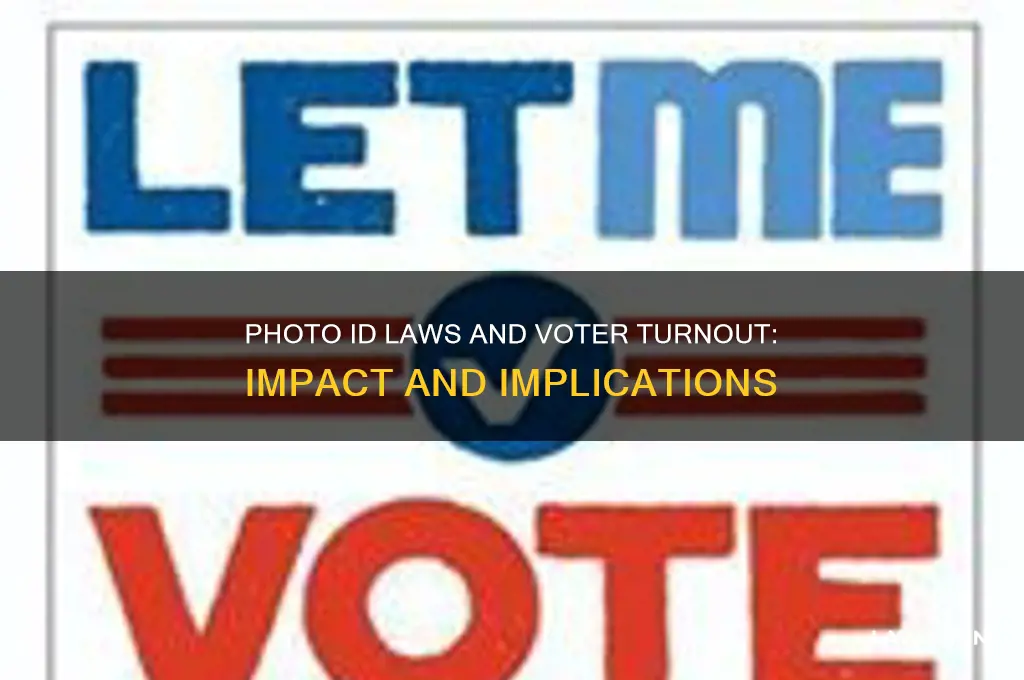 how do photo id laws affect voter turnout