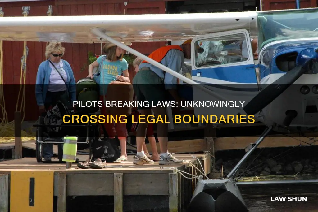 how do pilots break the law without realizing