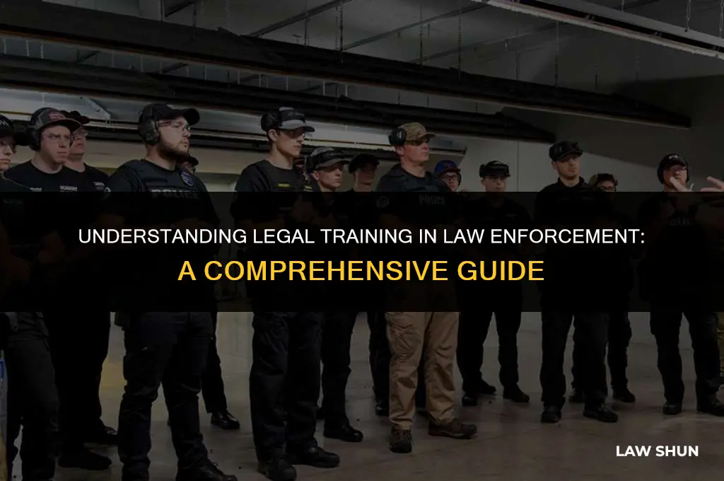 how do police learn the law