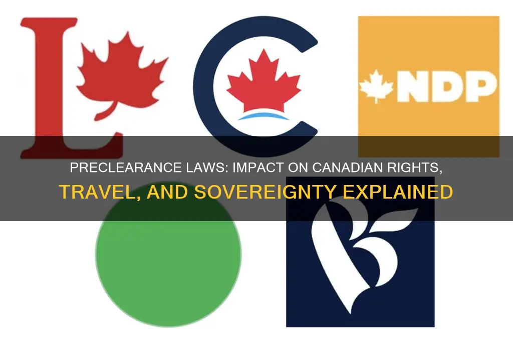 how do preclearance laws affect canadians