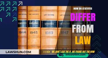Understanding Legal Frameworks: Statutes vs. Law Explained