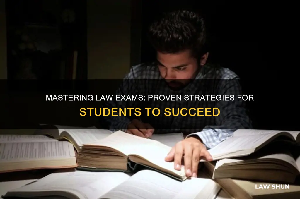 how do students crush law exams