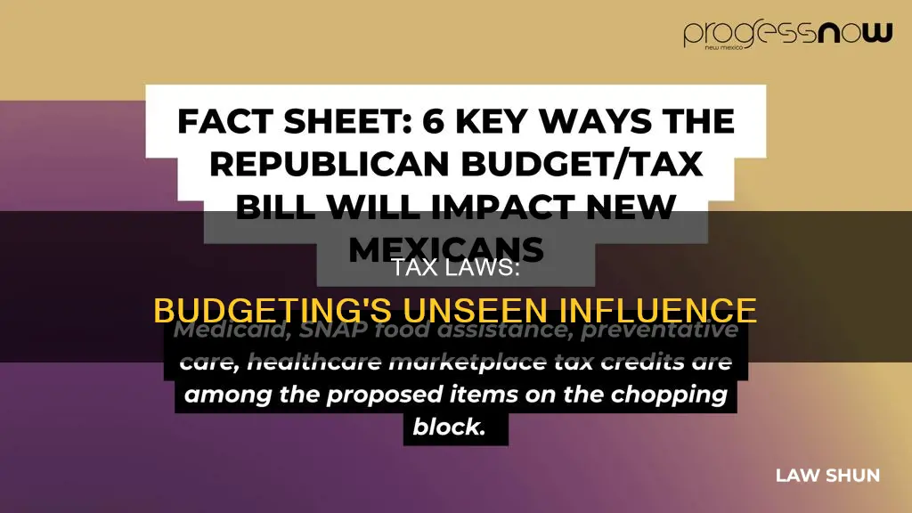 how do tax laws affect the budgeting process