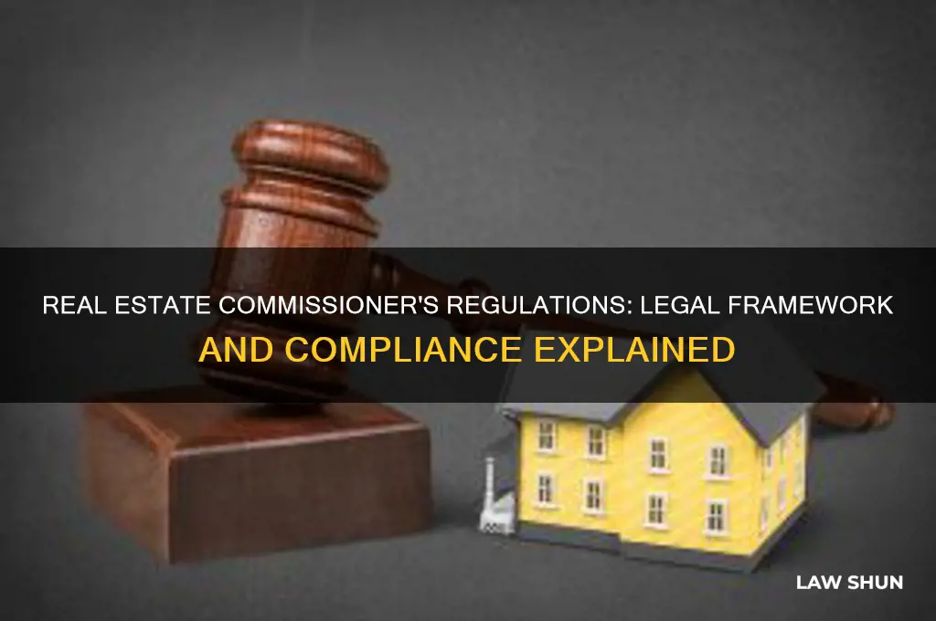 how do the real estate commissioner