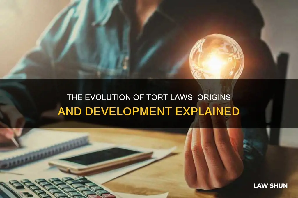 how do tort laws come about