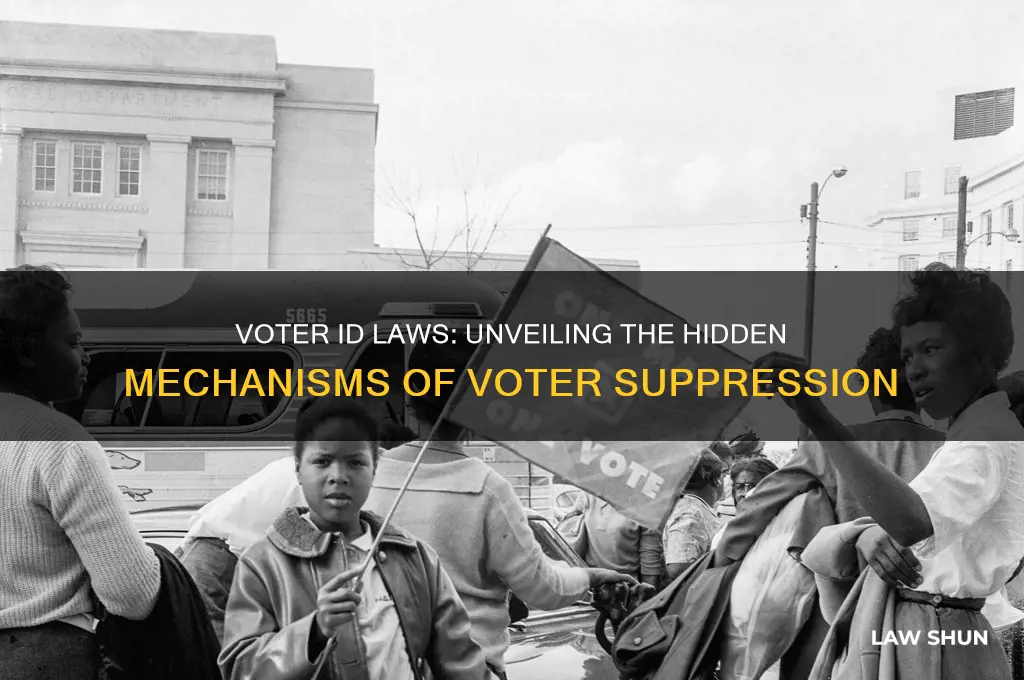 how do voter id laws cause voter suppression