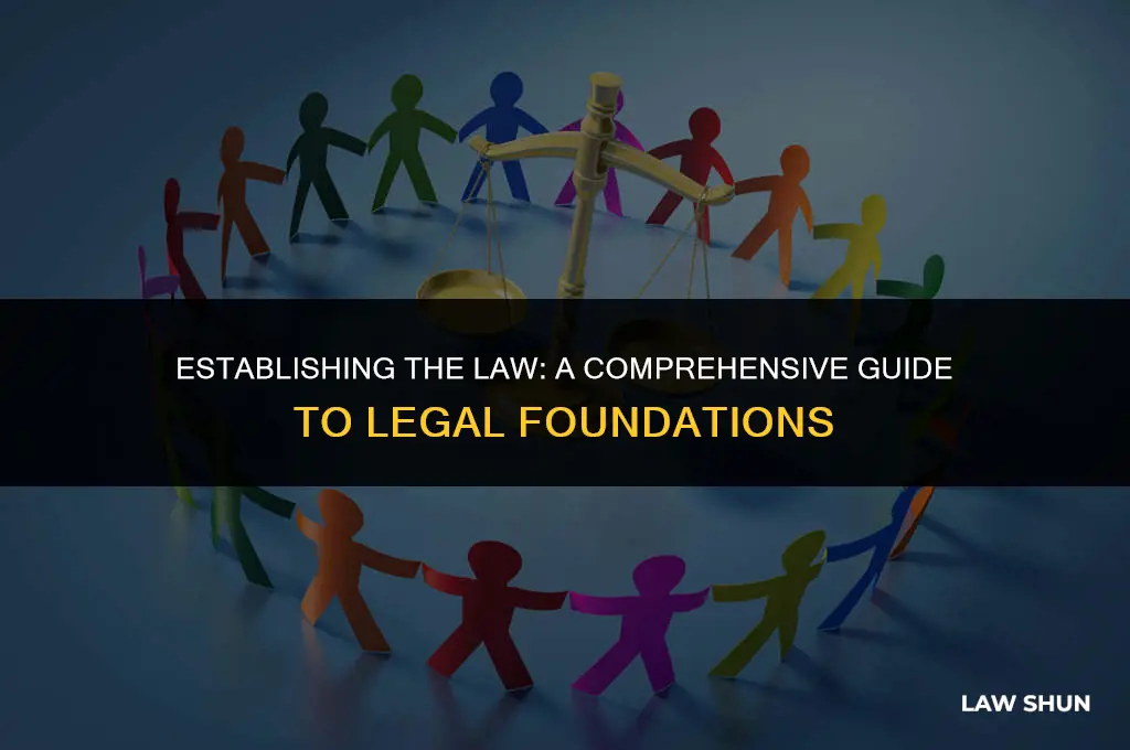 how do we establish the law