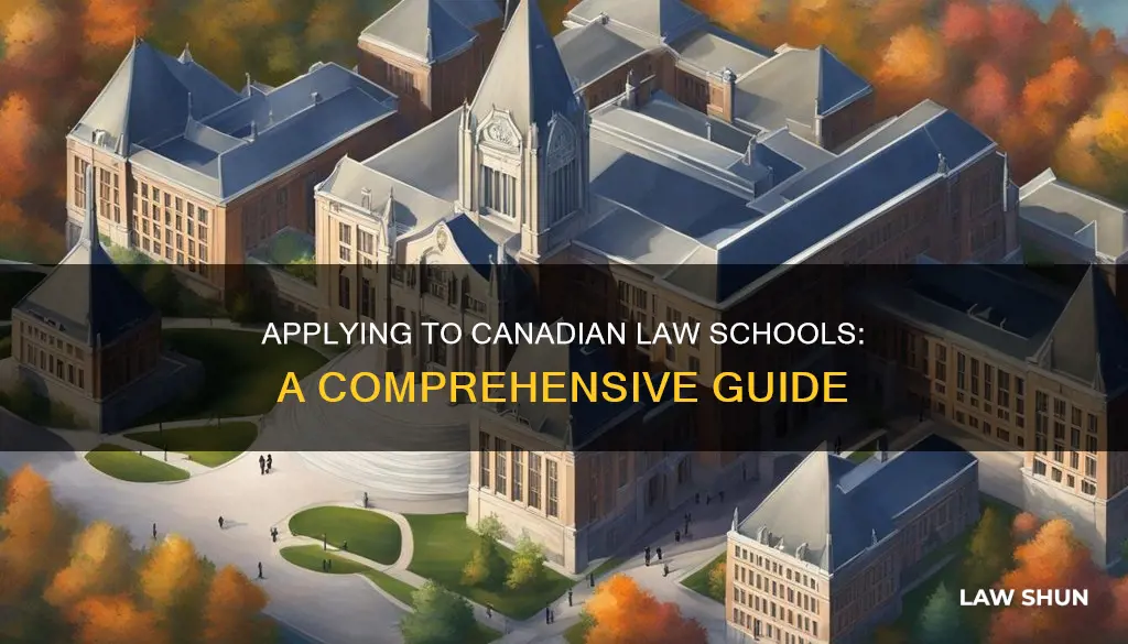 how do you apply to canadian law scchools