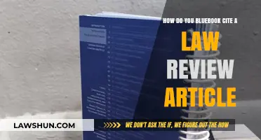 Mastering Bluebook Citations for Law Review Articles: A Step-by-Step Guide